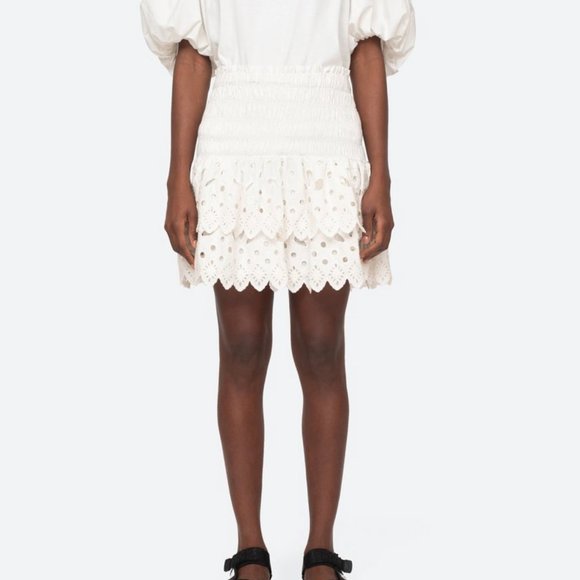 Sea New York Dresses & Skirts - Sea NY Tiered Eyelet Skirt